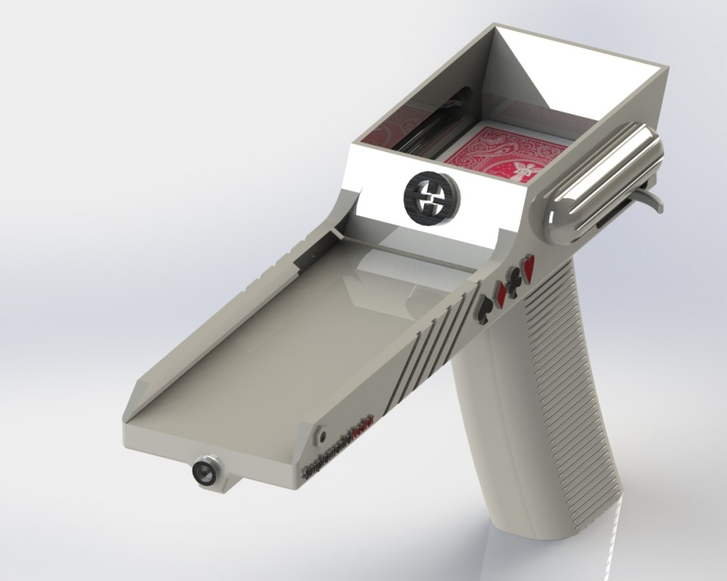 Card gun shooter general high view