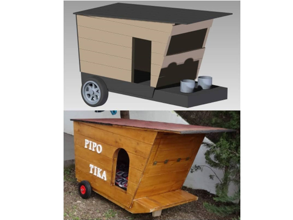 From 3d to Reallity. 2 Projects that became true. Arcade restored to a Arcade convertible & Dog&nbsp;Caravan